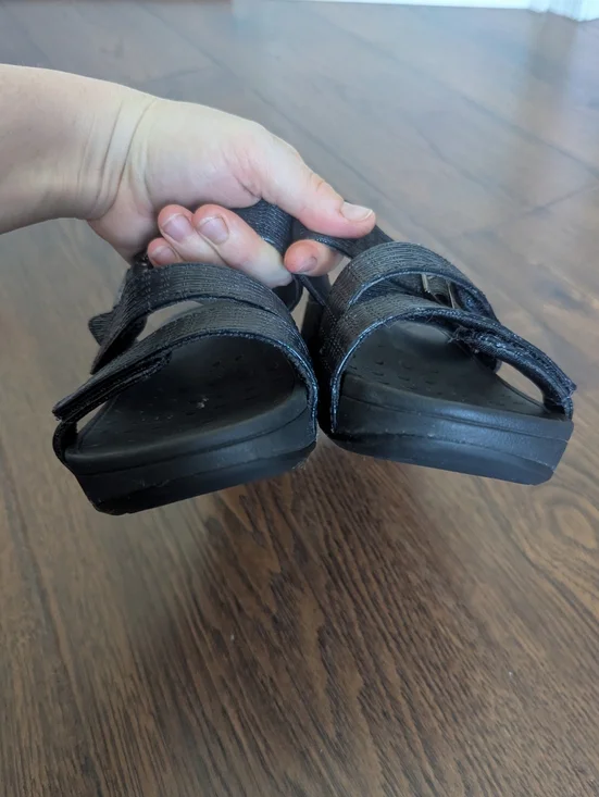 Vionic Rio Sandals Black Slip On Size 6 - Picture 6 of 8